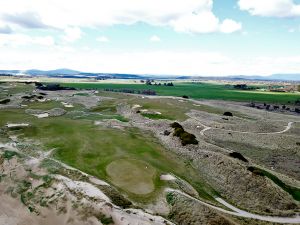 Barnbougle (Dunes) 17th Green Drone